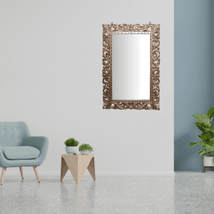 CLASSICAL WOODEN WALL MIRROR